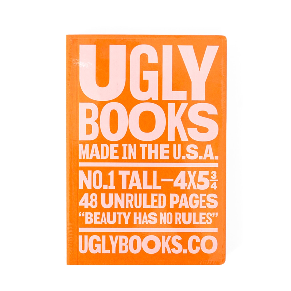 Memo & Notebooks, Art & School, 4"x5.75", Uglybooks, #1, Perfect Bound, Book, 3 Pack, Backstroke, 963741